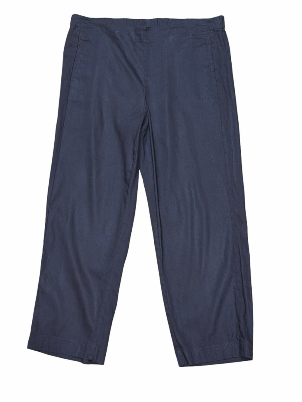 J.Jill Linen Stretch Pull-On Pants Dark Gray Women's Size 16 Petite 16P Beach